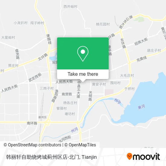 韩丽轩自助烧烤城蓟州区店-北门 map