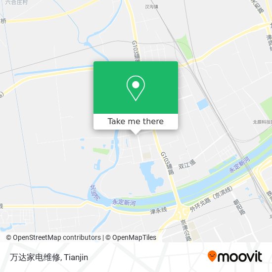 万达家电维修 map