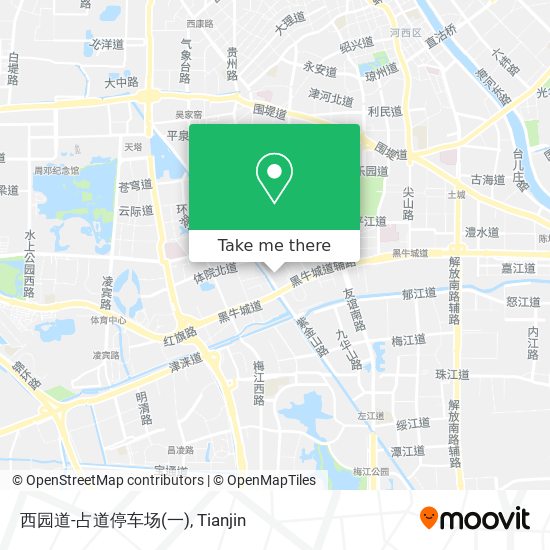 西园道-占道停车场(一) map