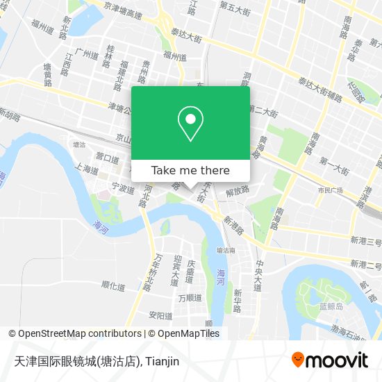 天津国际眼镜城(塘沽店) map