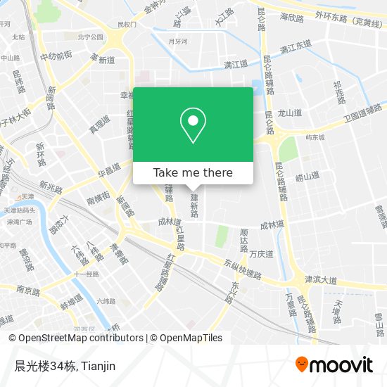 晨光楼34栋 map