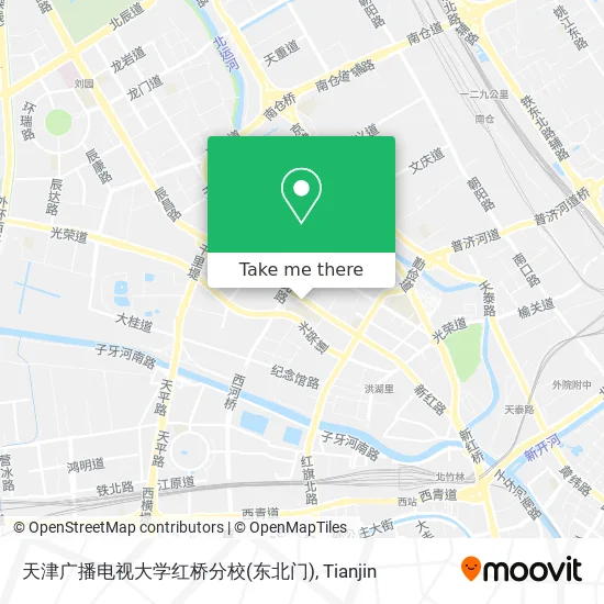 天津广播电视大学红桥分校(东北门) map