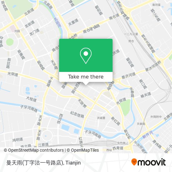 曼天雨(丁字沽一号路店) map