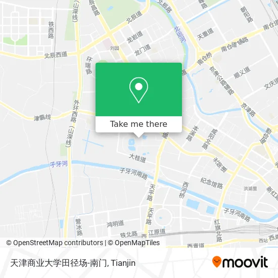 天津商业大学田径场-南门 map