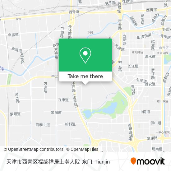 天津市西青区福缘祥居士老人院-东门 map