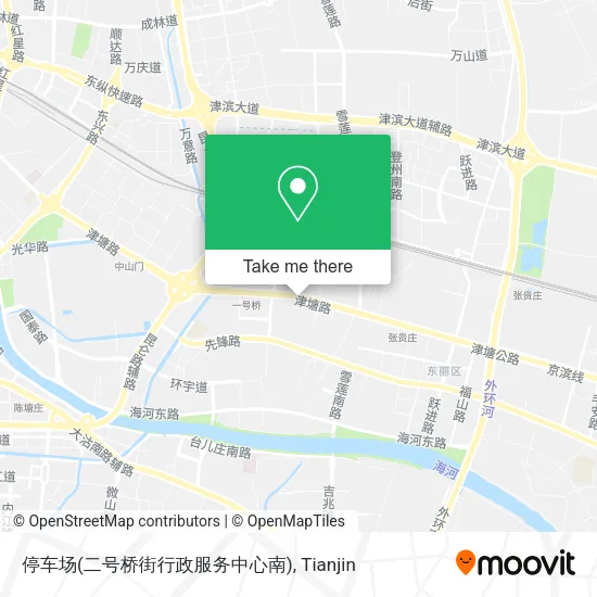 停车场(二号桥街行政服务中心南) map