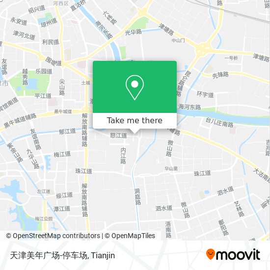 天津美年广场-停车场 map