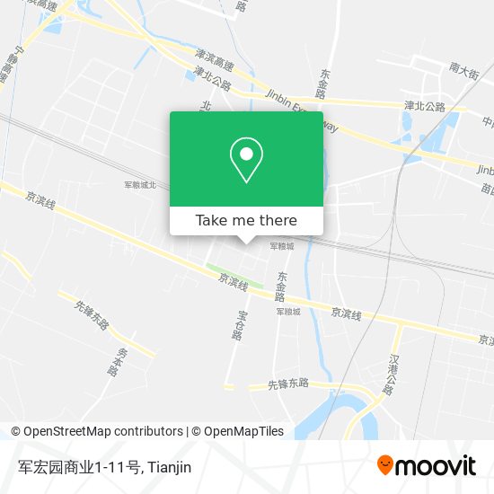军宏园商业1-11号 map