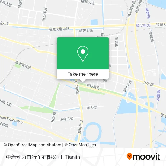 中新动力自行车有限公司 map