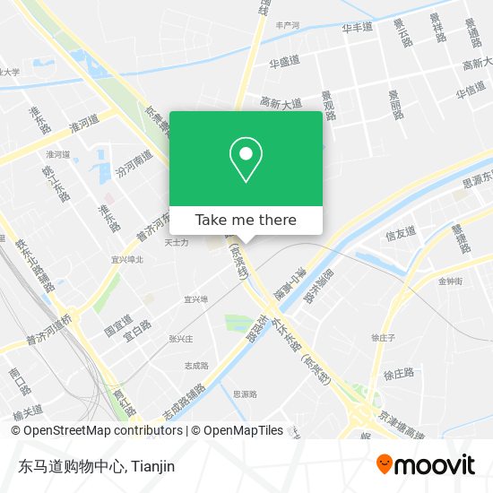 东马道购物中心 map