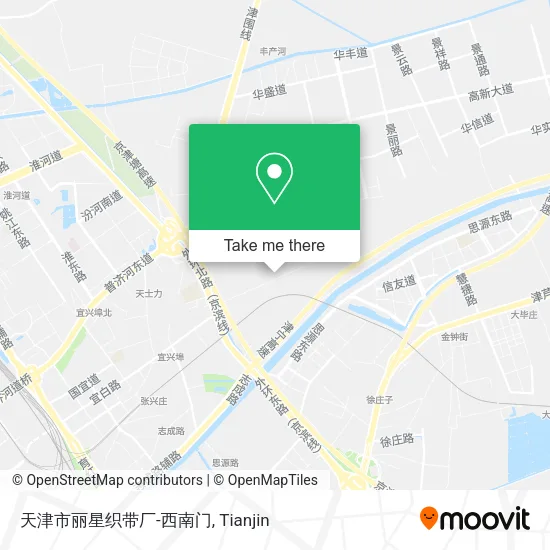 天津市丽星织带厂-西南门 map