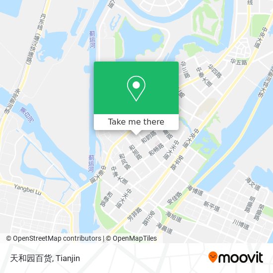 天和园百货 map