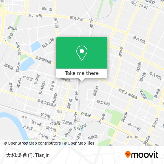 天和城-西门 map