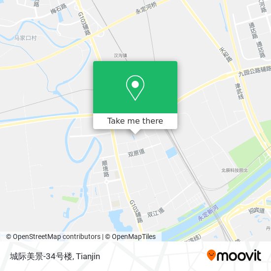 城际美景-34号楼 map
