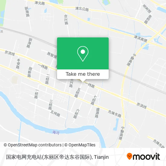 国家电网充电站(东丽区帝达东谷国际) map
