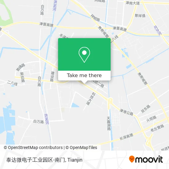 泰达微电子工业园区-南门 map