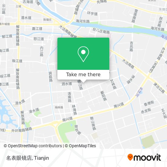 名表眼镜店 map