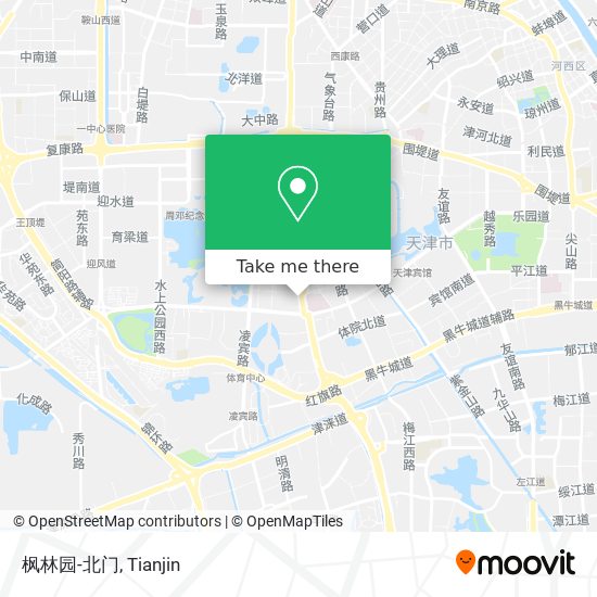 枫林园-北门 map