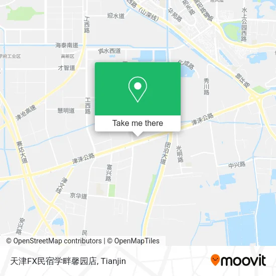 天津FX民宿学畔馨园店 map