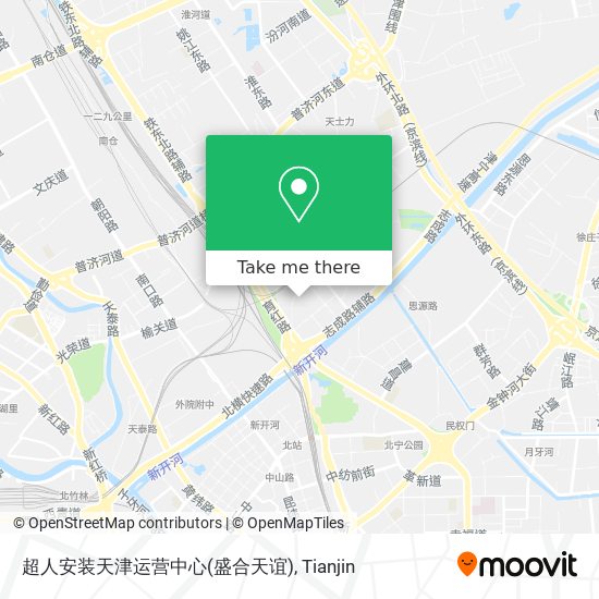 超人安装天津运营中心(盛合天谊) map