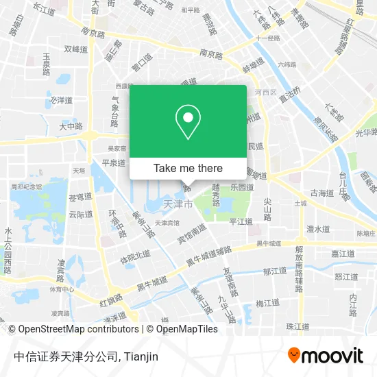 中信证券天津分公司 map