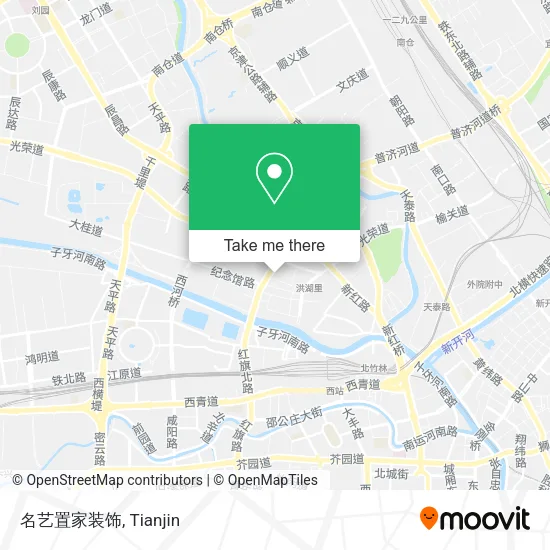 名艺置家装饰 map