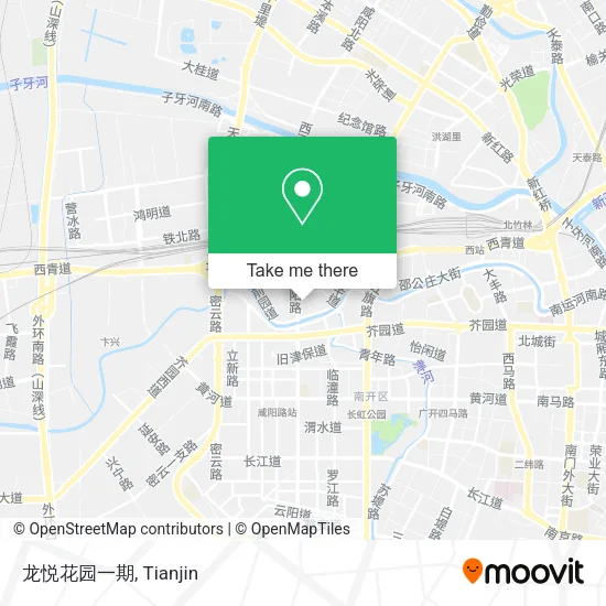 龙悦花园一期 map