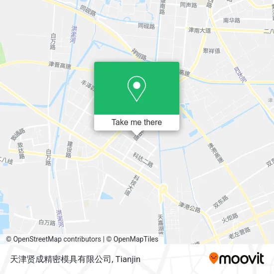 天津贤成精密模具有限公司 map