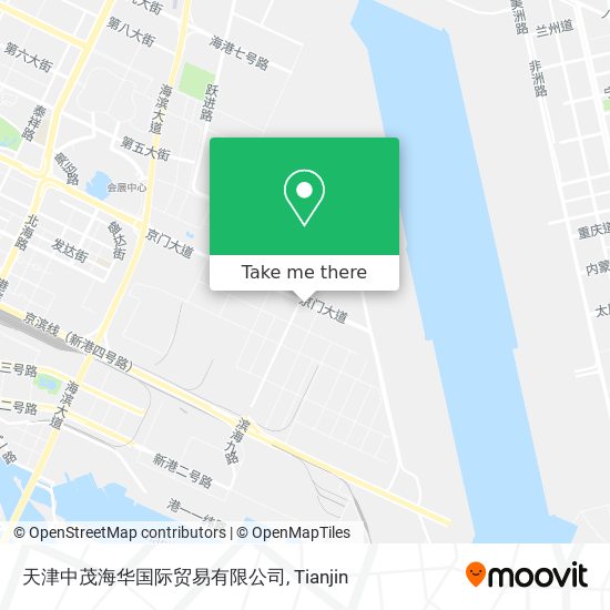 天津中茂海华国际贸易有限公司 map