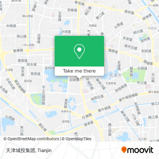 天津城投集团 map