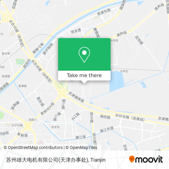 苏州雄大电机有限公司(天津办事处) map