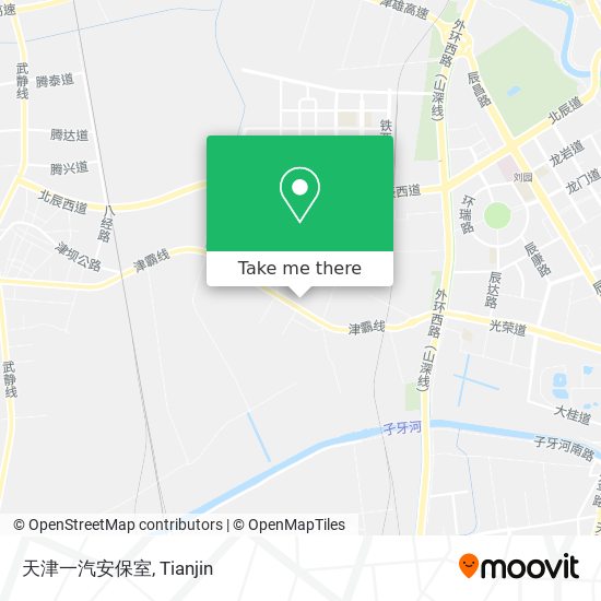 天津一汽安保室 map
