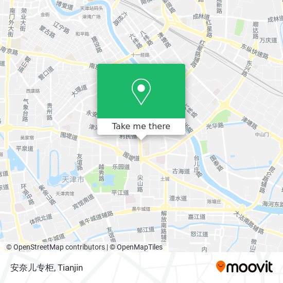 安奈儿专柜 map
