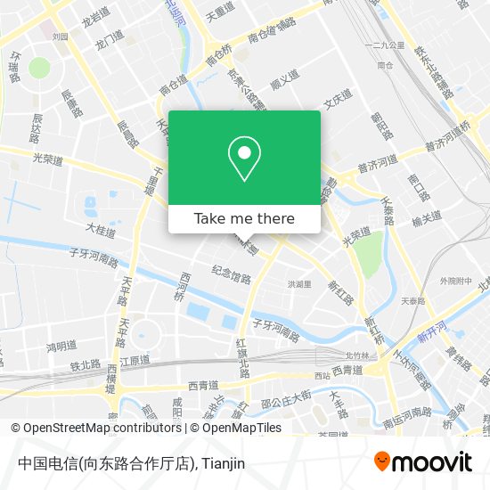 中国电信(向东路合作厅店) map