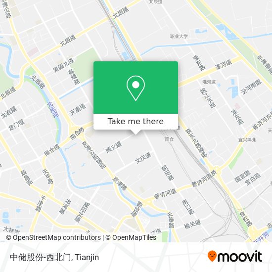 中储股份-西北门 map