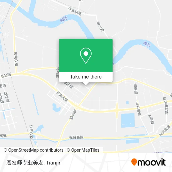 魔发师专业美发 map