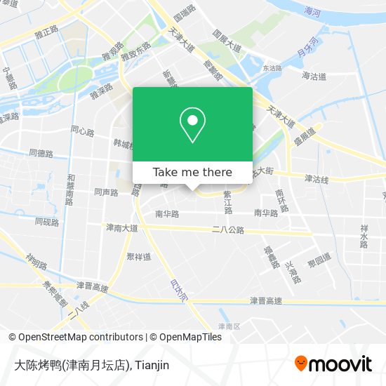 大陈烤鸭(津南月坛店) map