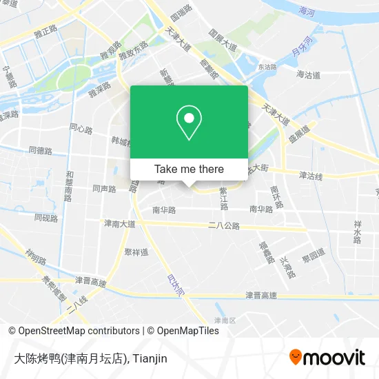 大陈烤鸭(津南月坛店) map