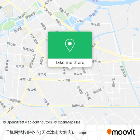 千机网授权服务点(天津津南大凯店) map