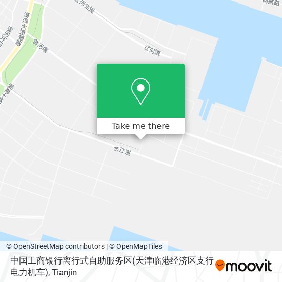 中国工商银行离行式自助服务区(天津临港经济区支行电力机车) map
