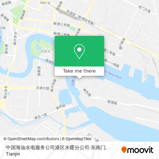 中国海油水电服务公司港区水暖分公司-东南门 map