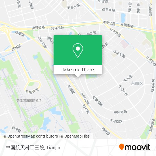 中国航天科工三院 map