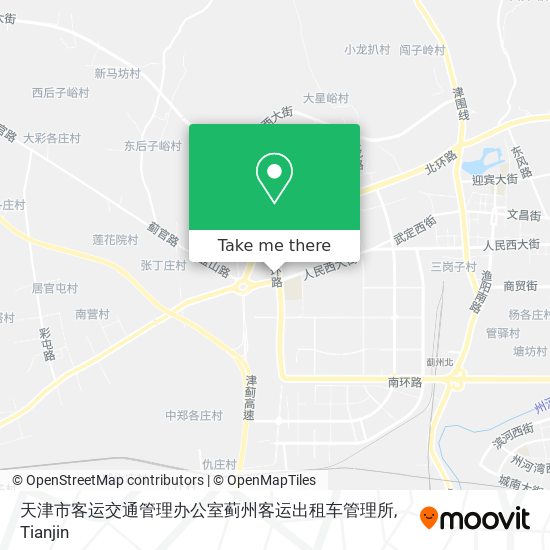 天津市客运交通管理办公室蓟州客运出租车管理所 map