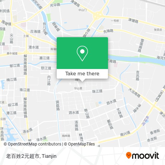 老百姓2元超市 map