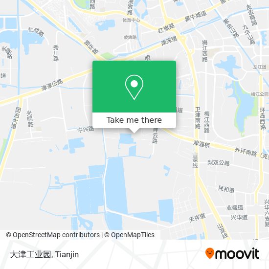 大津工业园 map