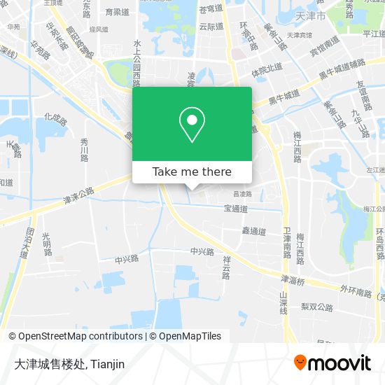 大津城售楼处 map