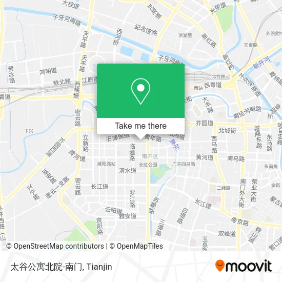 太谷公寓北院-南门 map