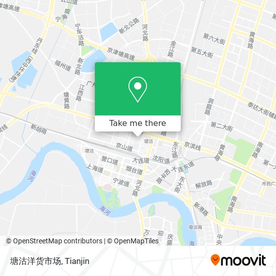 塘沽洋货市场 map