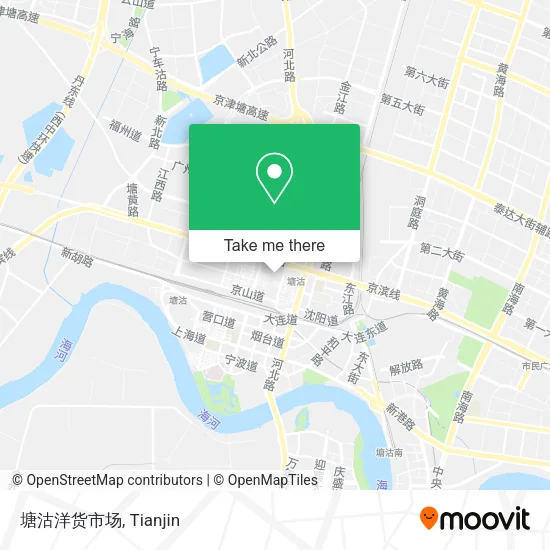 塘沽洋货市场 map
