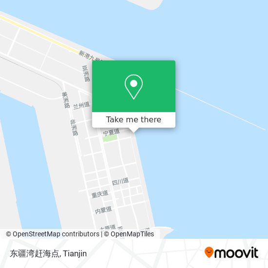 东疆湾赶海点 map